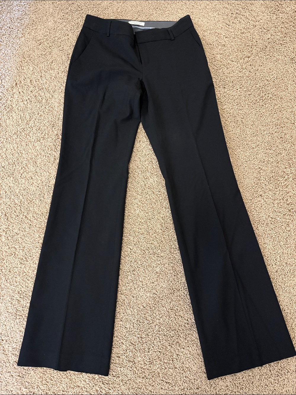 Banana Republic Black Boot-Cut Dress Pants